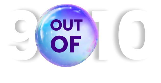 Stylized image featuring a water droplet that says 9 out of 10 have evaporative dry eye